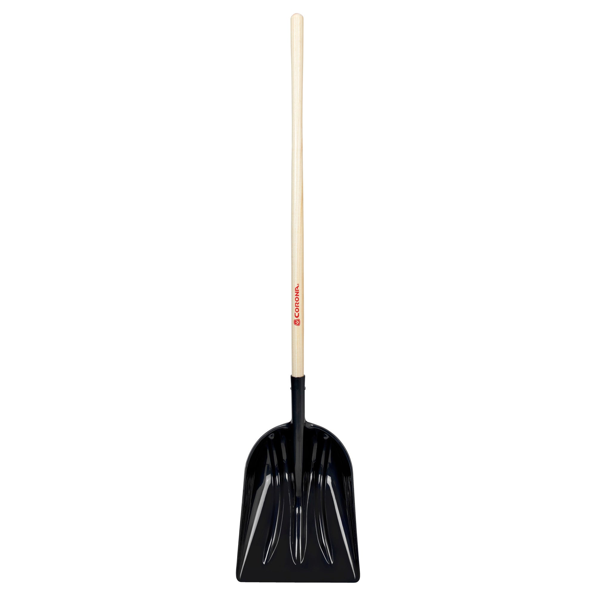 #12 Plastic Western Scoop Shovel, 48 in. Wood Handle