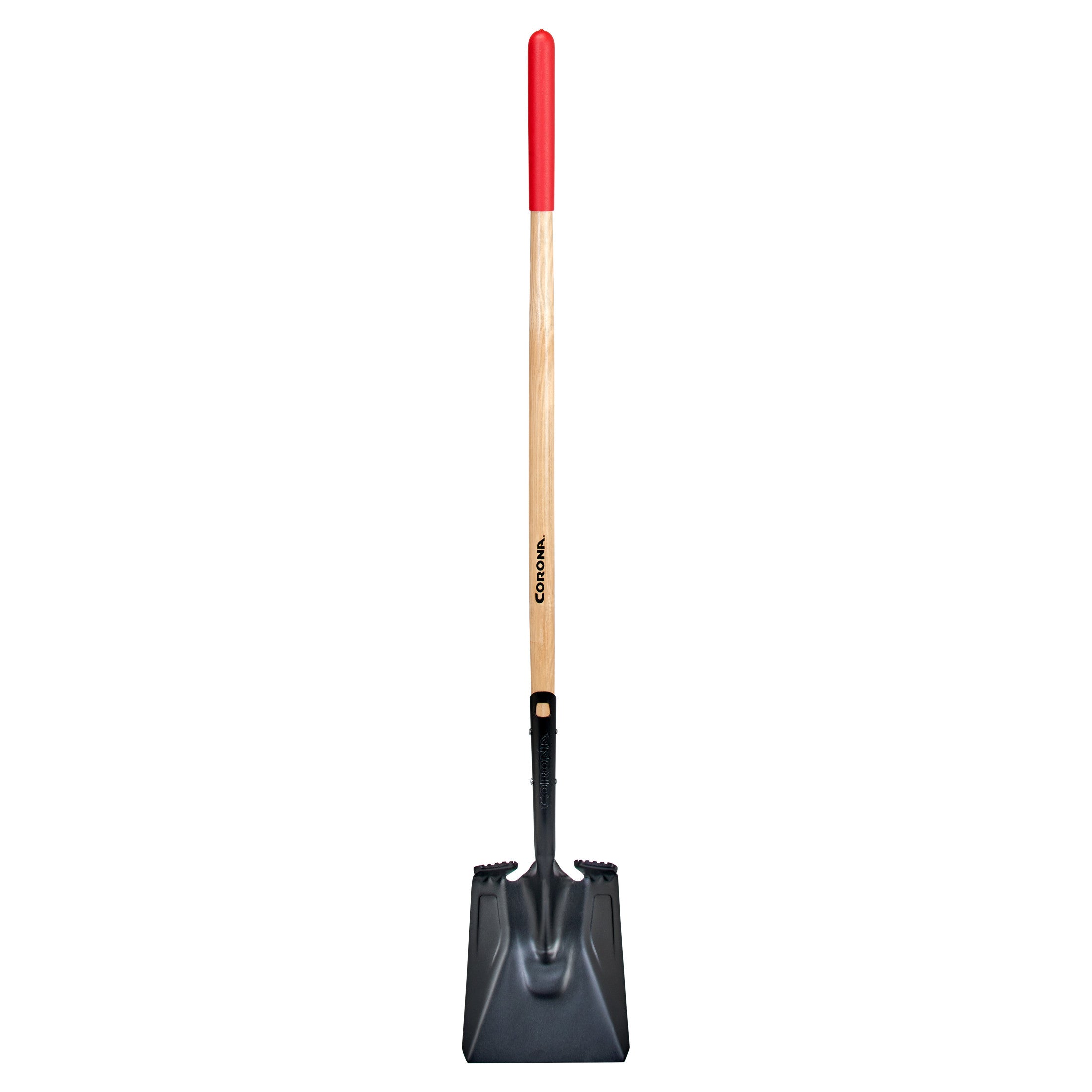 Boron Steel 14-Gauge Square Point Shovel, Hardwood Handle