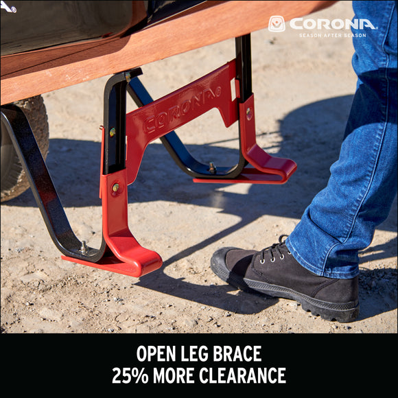 6 Cu. Ft. Professional Steel Wheelbarrow, Wood Handles, Flat-Free Tire