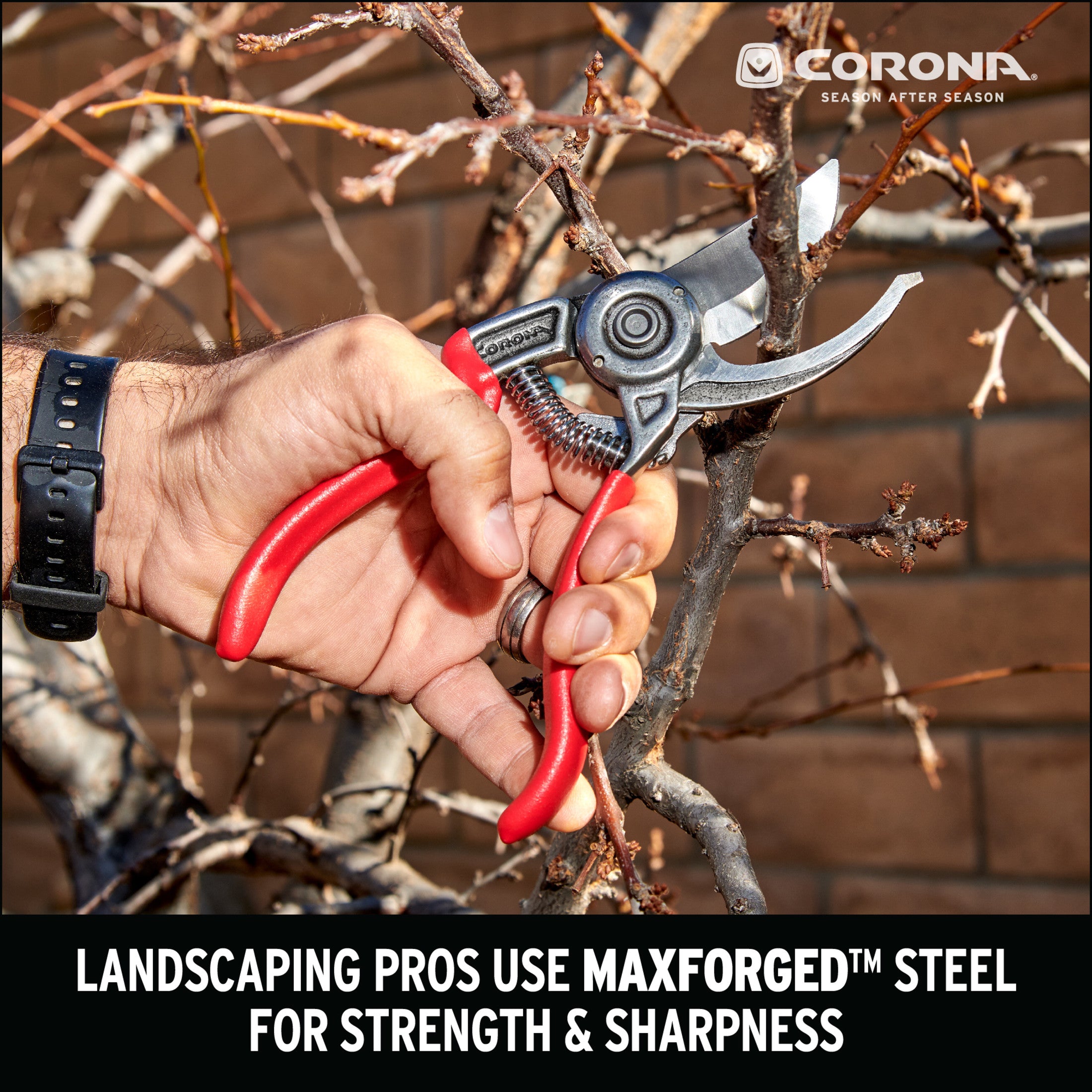 ErgoACTION Bypass Pruner, 1 in. Cut Capacity