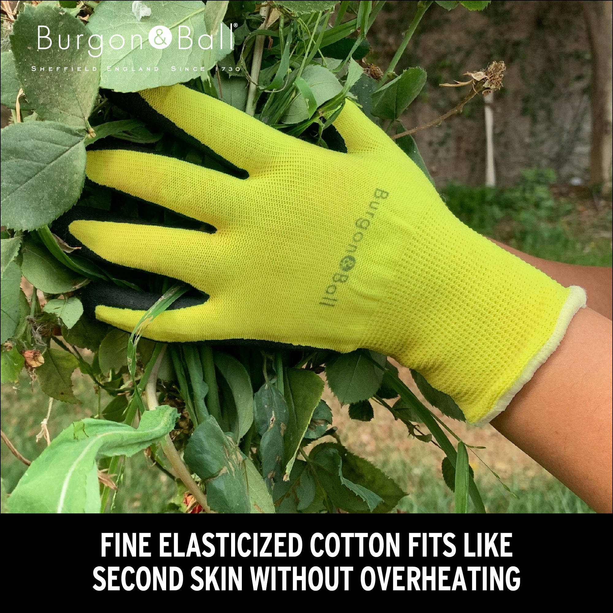 Florabrite™ Garden Glove, Neon Yellow, Medium/Large