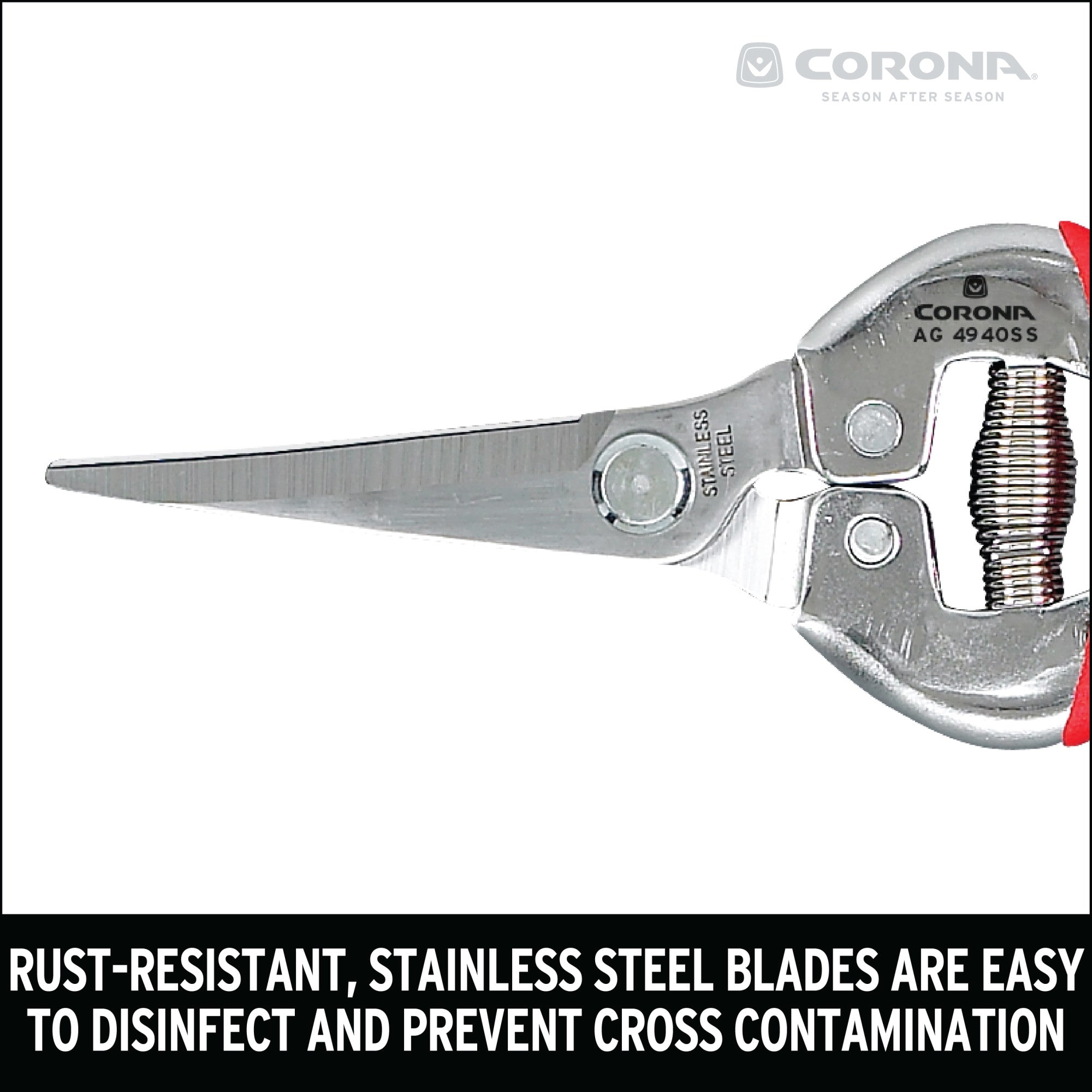 Long Curved Snips, 1-3/4 in. Stainless Steel Blades