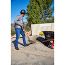 #10 Aluminum Western Scoop Shovel, Wood D-Grip Handle 30 in.-3