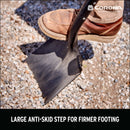 Boron Steel 14-Gauge Square Point Shovel, D Grip Hardwood Handle-10