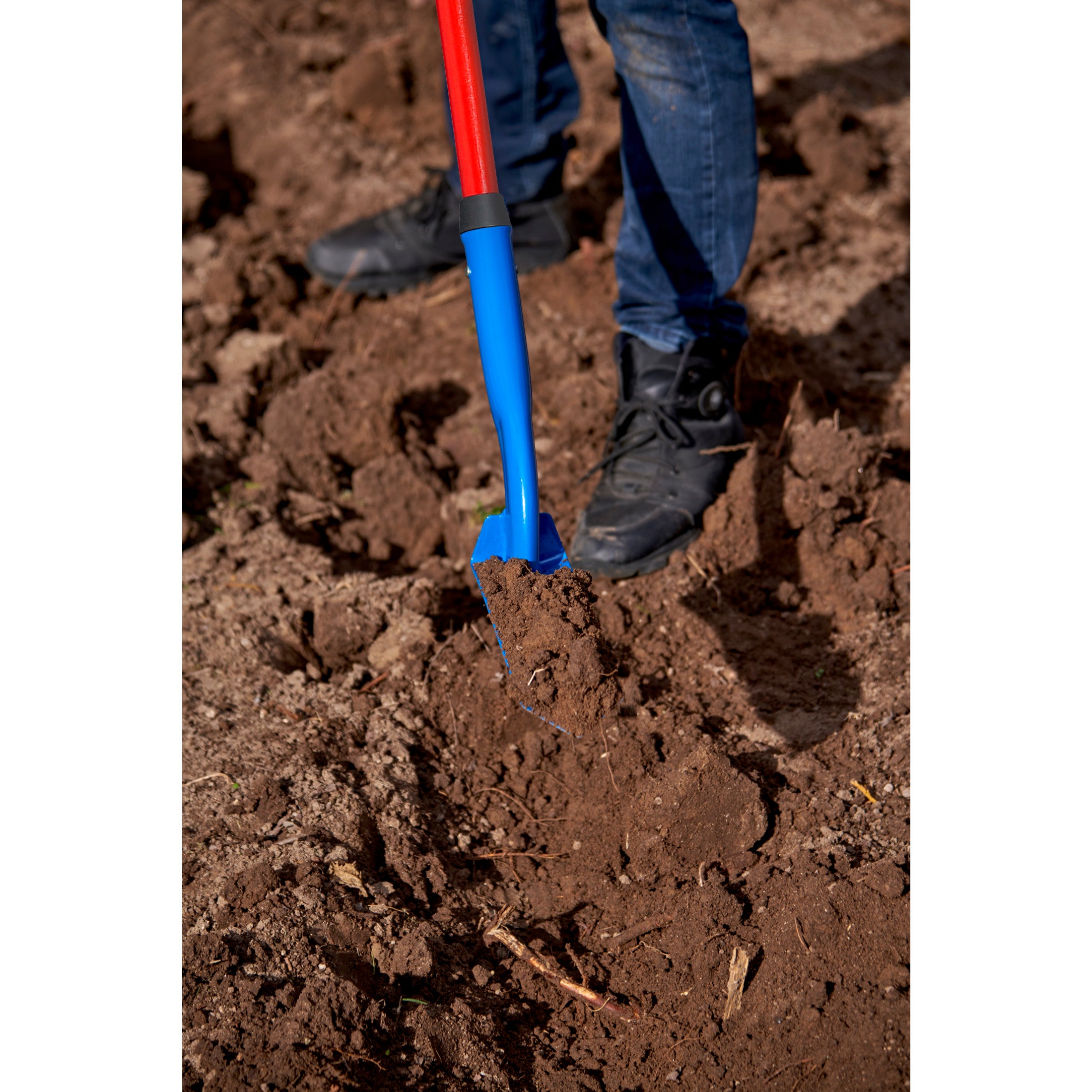 Trench Shovel, 35 Degree, 3 in. Head, Hollow Fiberglass Handle