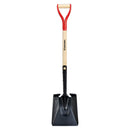 Boron Steel 14-Gauge Square Point Shovel, D Grip Hardwood Handle-3