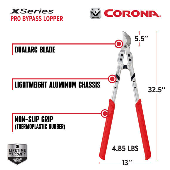 XSeries Pro Bypass Lopper, 2-1/4 in. Cut Capacity