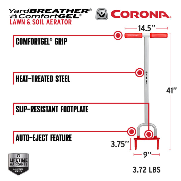 YardBREATHER® with ComfortGEL® Grip