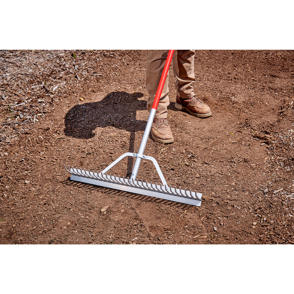 Clipper Raking Full Aluminum Landscape Rake, 30 in. Head, 30 Tines | Corona Clipper Inc.