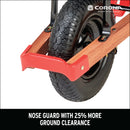 6 Cu. Ft. Professional Steel Wheelbarrow, Wood Handles, Flat-Free Tire-13