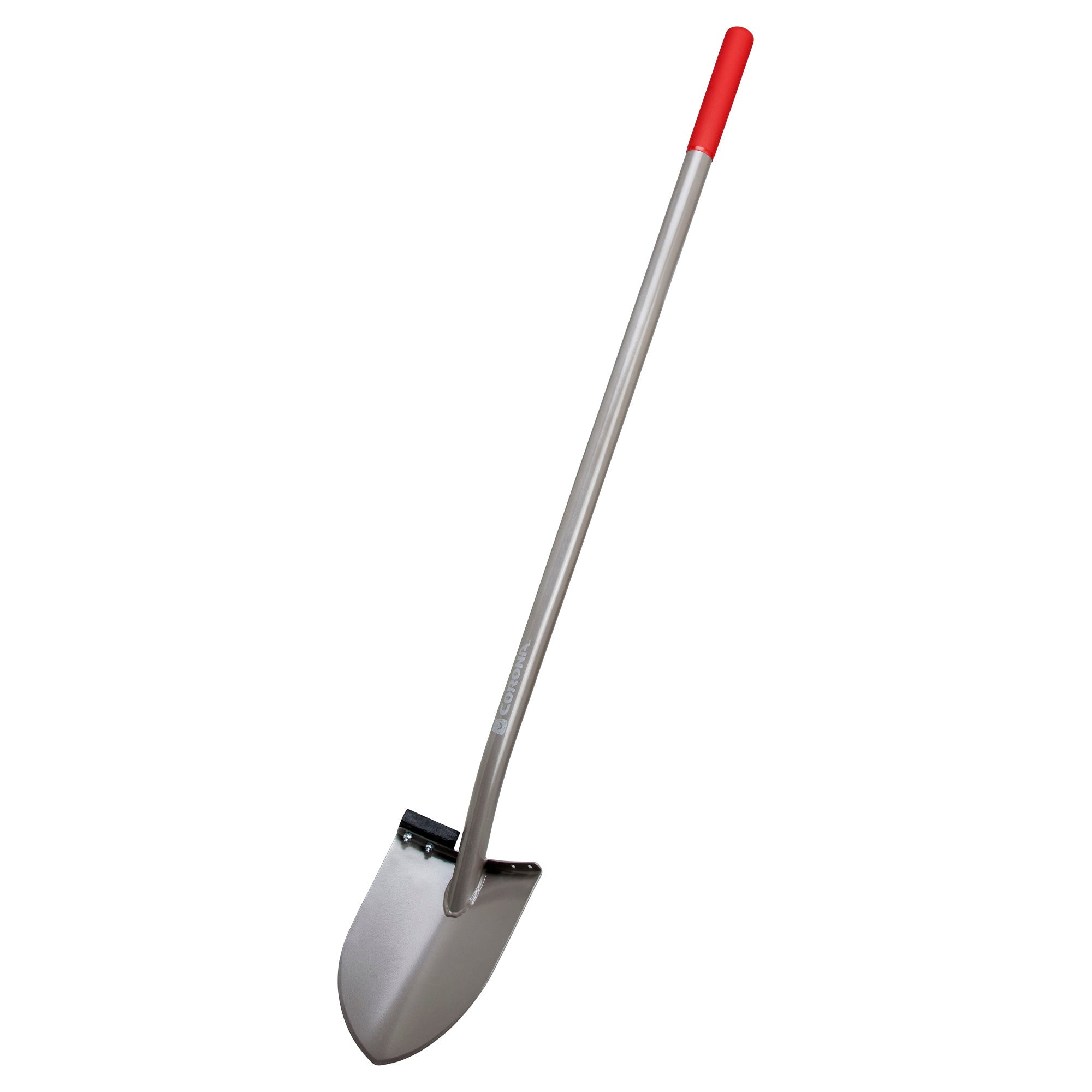 All-Steel 12-Gauge 15 in. Round Point Shovel, Steel Handle