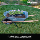 5 Cu. Ft. Steel Wheelbarrow in a Box-8