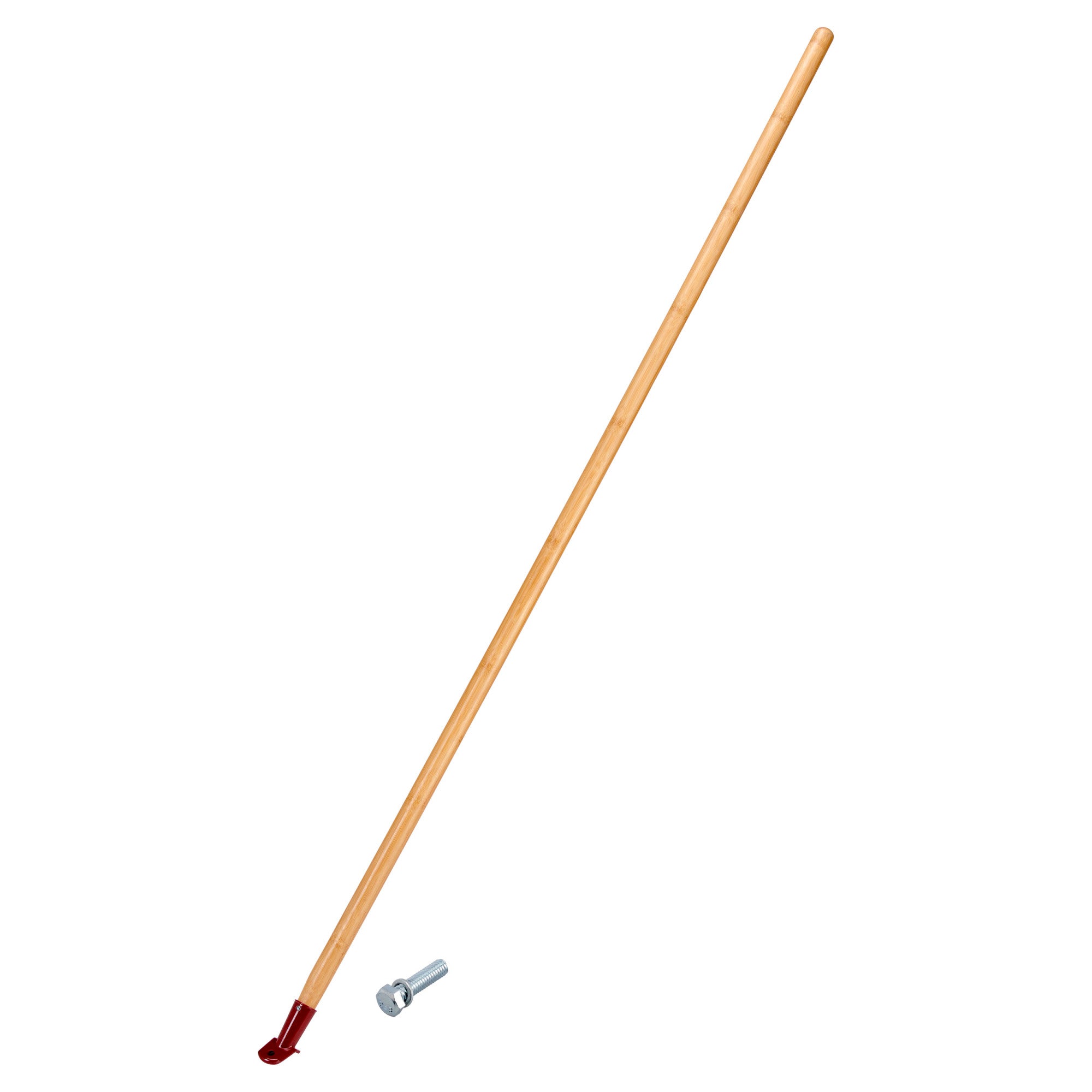 60 in. Bamboo Replacement Handle for Push Brooms