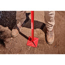 All-Steel Dirt Tamp, 8 in. x 8 in., 58 in. Steel Handle-3