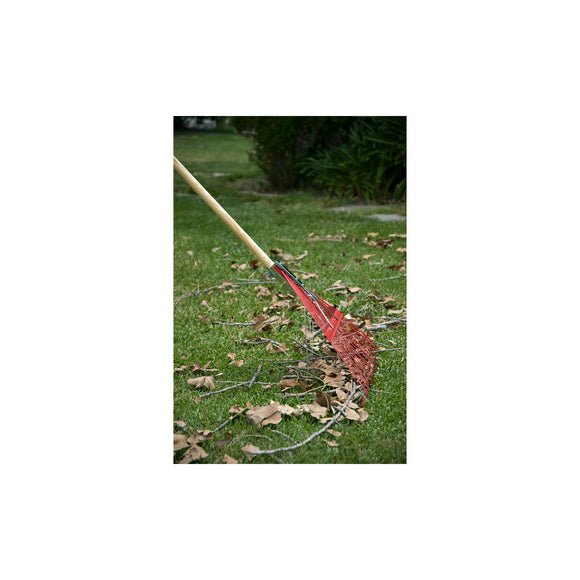 Spring Brace Rake, 22 in. Head, 22 Tines, Hardwood Handle | Corona Tools