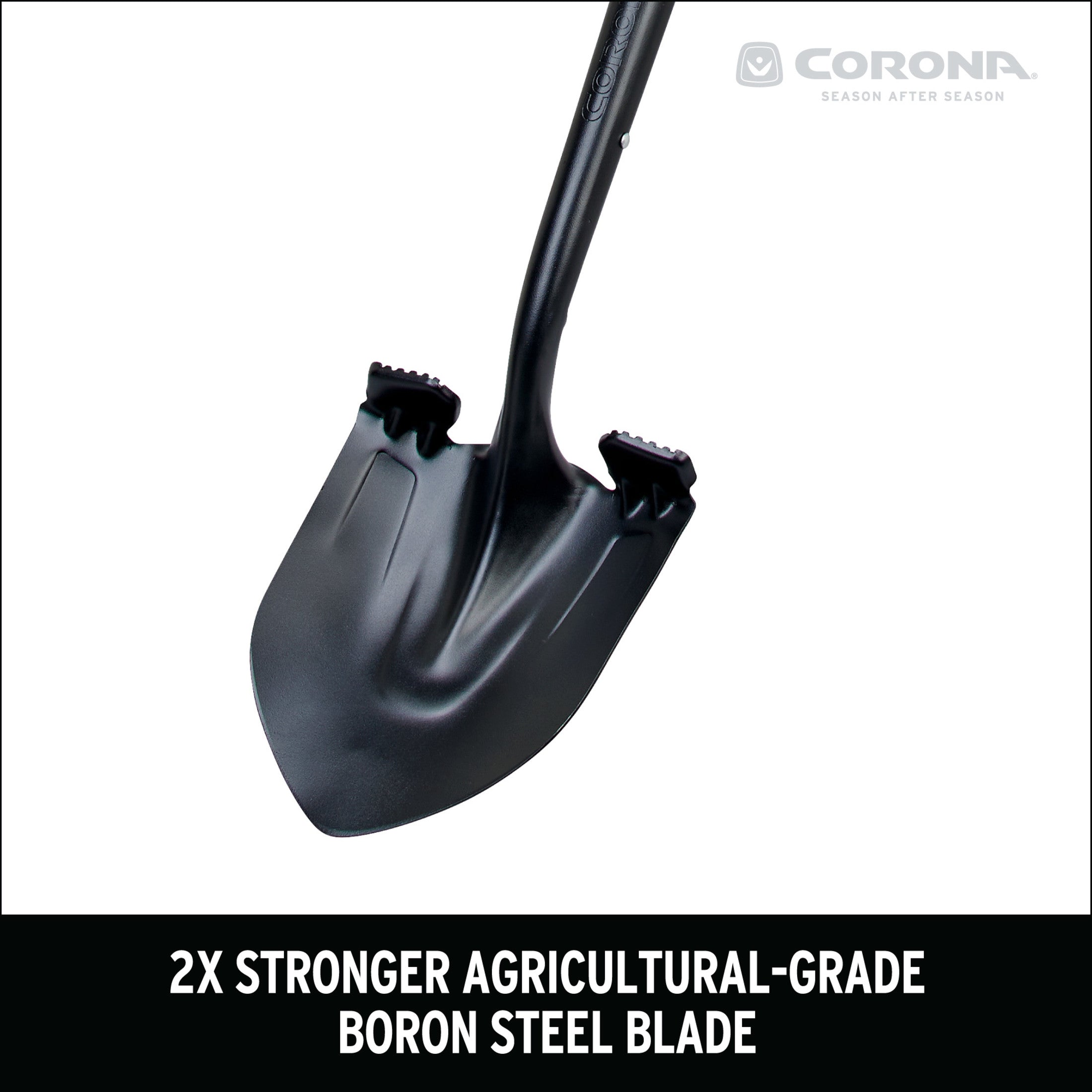 Boron Steel 14-Gauge Round Point Shovel, Fiberglass Handle