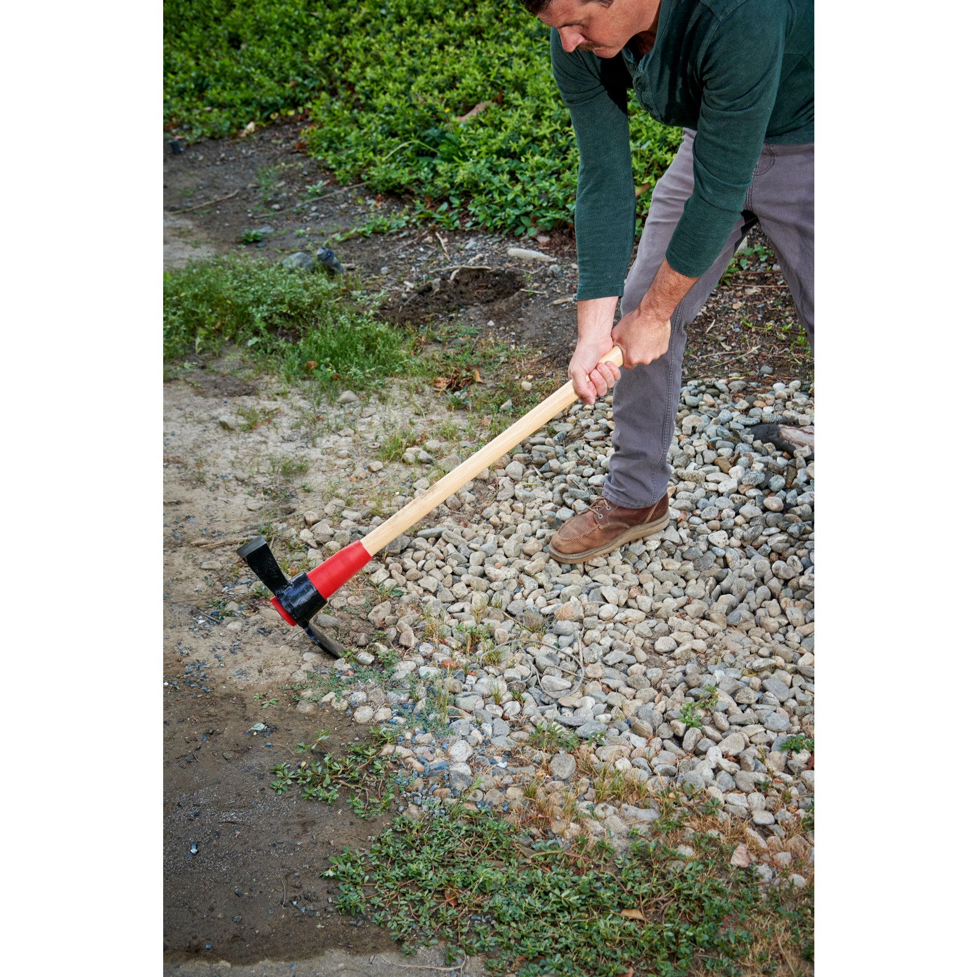 Cutter Mattock, 36 in. Hickory Handle with Poly Guard