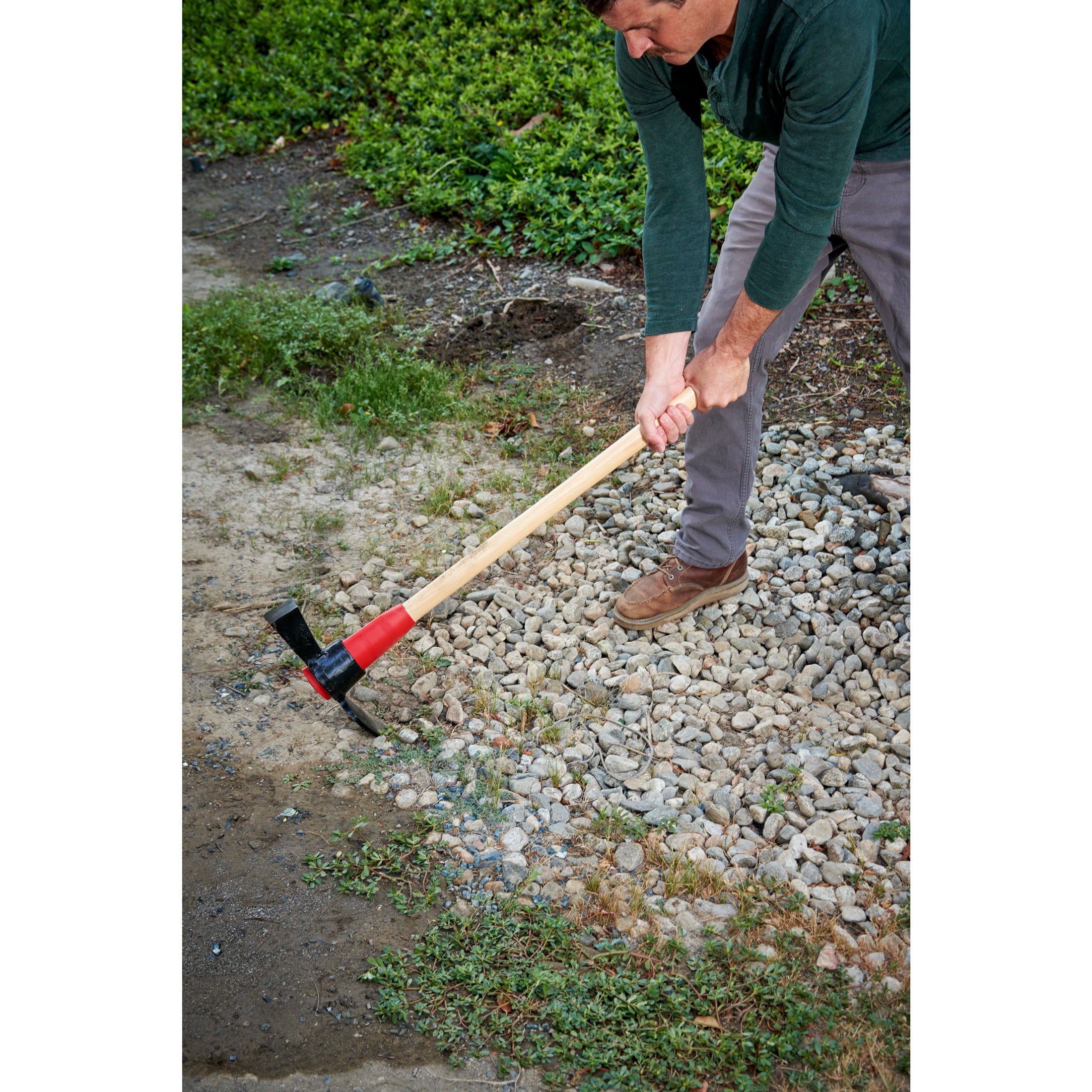 Cutter Mattock, 36 in. Hickory Handle with Poly Guard