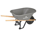 6 Cu. Ft. Poly Wheelbarrow, Wood Handles, Pneumatic Tire-4