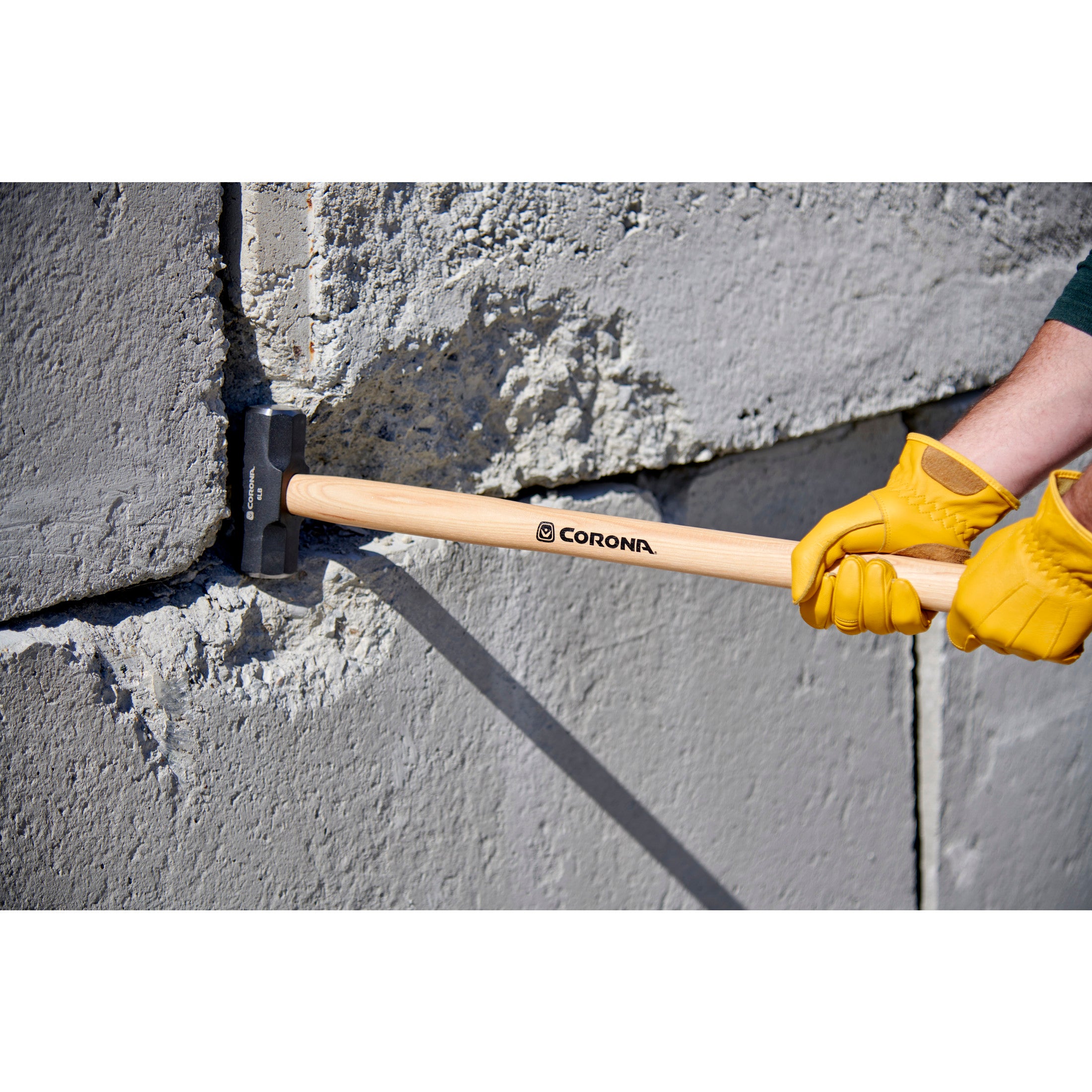 Sledge Hammer, 6 lb. Head, 30 in. Hickory Wood Handle