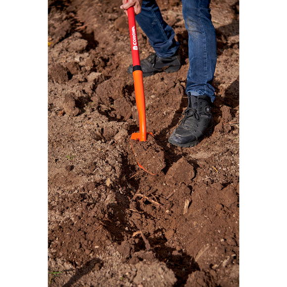 Trench Shovel, 28 Degree, 4 in. Head, Hollow Fiberglass Handle