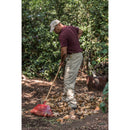 Fixed Tine Leaf Rake, 19 in. Head, 25 Tines, Wood Handle-4