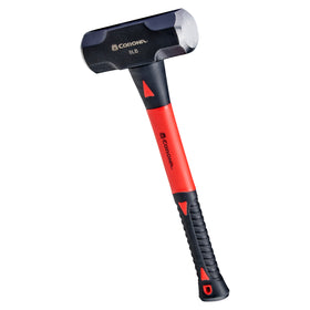 Short Handle Sledge Hammer, 8 lb. Head, 16 in. Solid-Core Fiberglass Handle