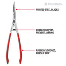 PrecisionCUT Aluminum Hedge Shears 7-1/4 in. blades, 12-3/4 in. handles-7