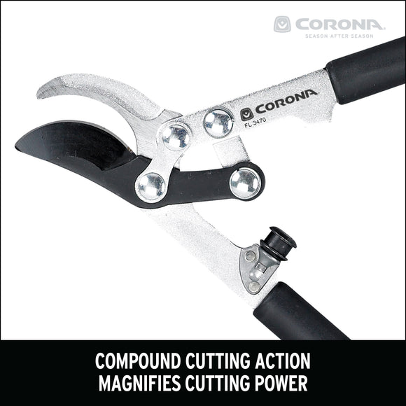 EasyCUT Extendable Bypass Lopper, 21 in. to 33 in., 1-1/2 in. Cut Capacity