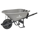 6 Cu. Ft. Poly Wheelbarrow, Steel Handles, Pneumatic Tire-3