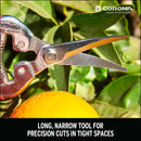 Long Curved Snips, 1-3/4 in. Stainless Steel Blades-13