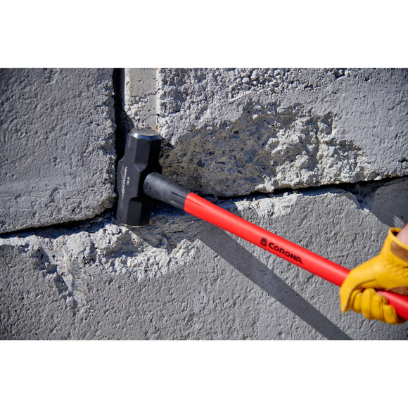 Sledge Hammer, 16 lb. Head, 36 in. Solid-Core Fiberglass Handle