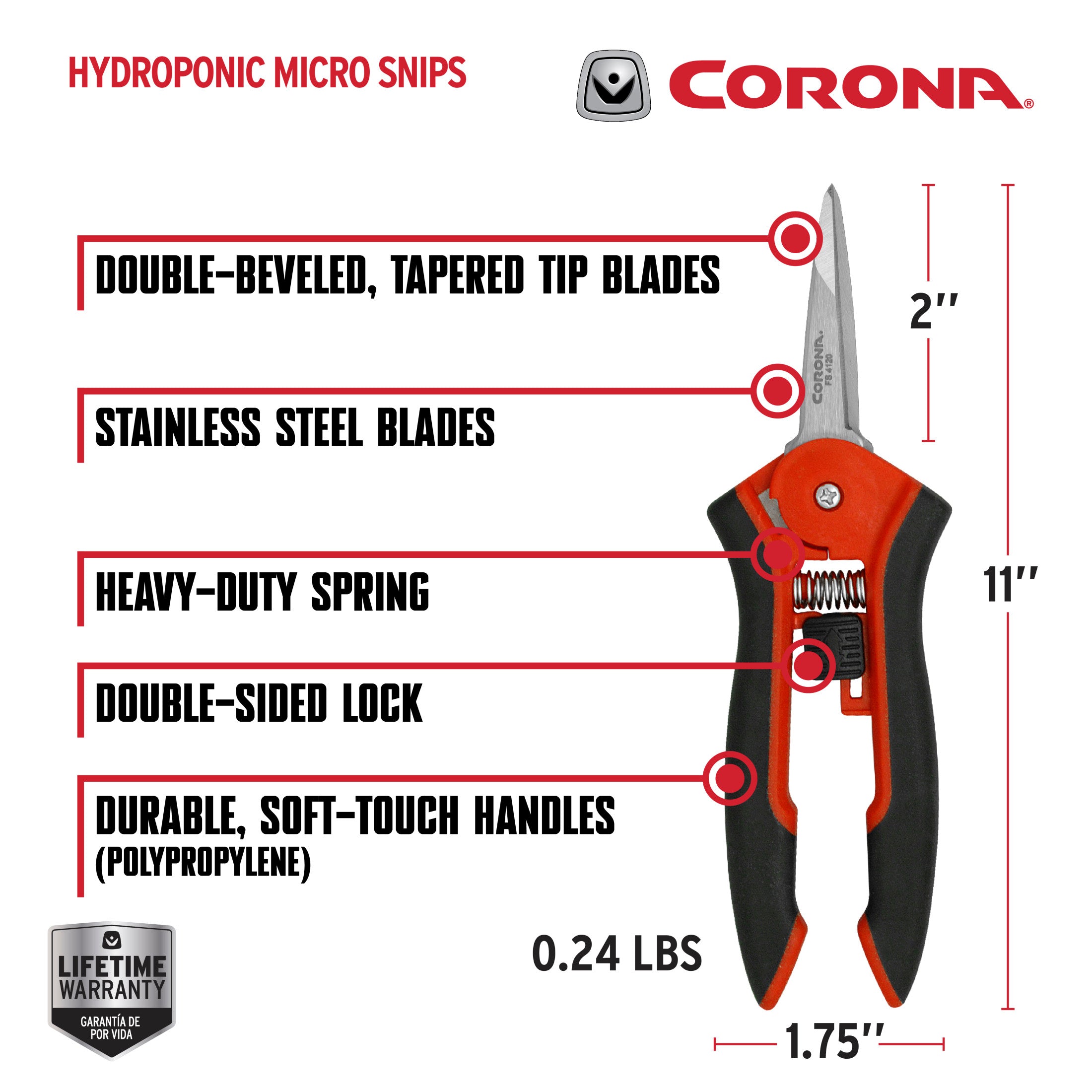 Hydroponic Micro Snips | Corona Clipper Inc.