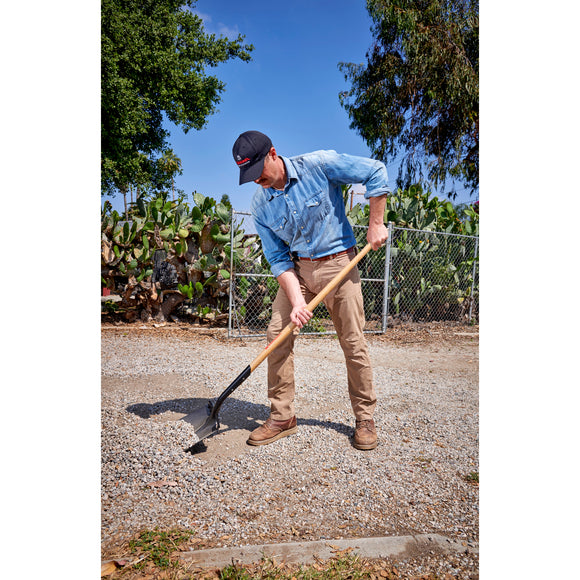 Square Point Shovel, 14-Gauge, 11 in. Head, 48 in. Wood Handle