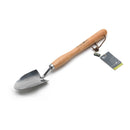 Mid-Handled Stainless Steel Trowel, Wood Grip, RHS Endorsed-1