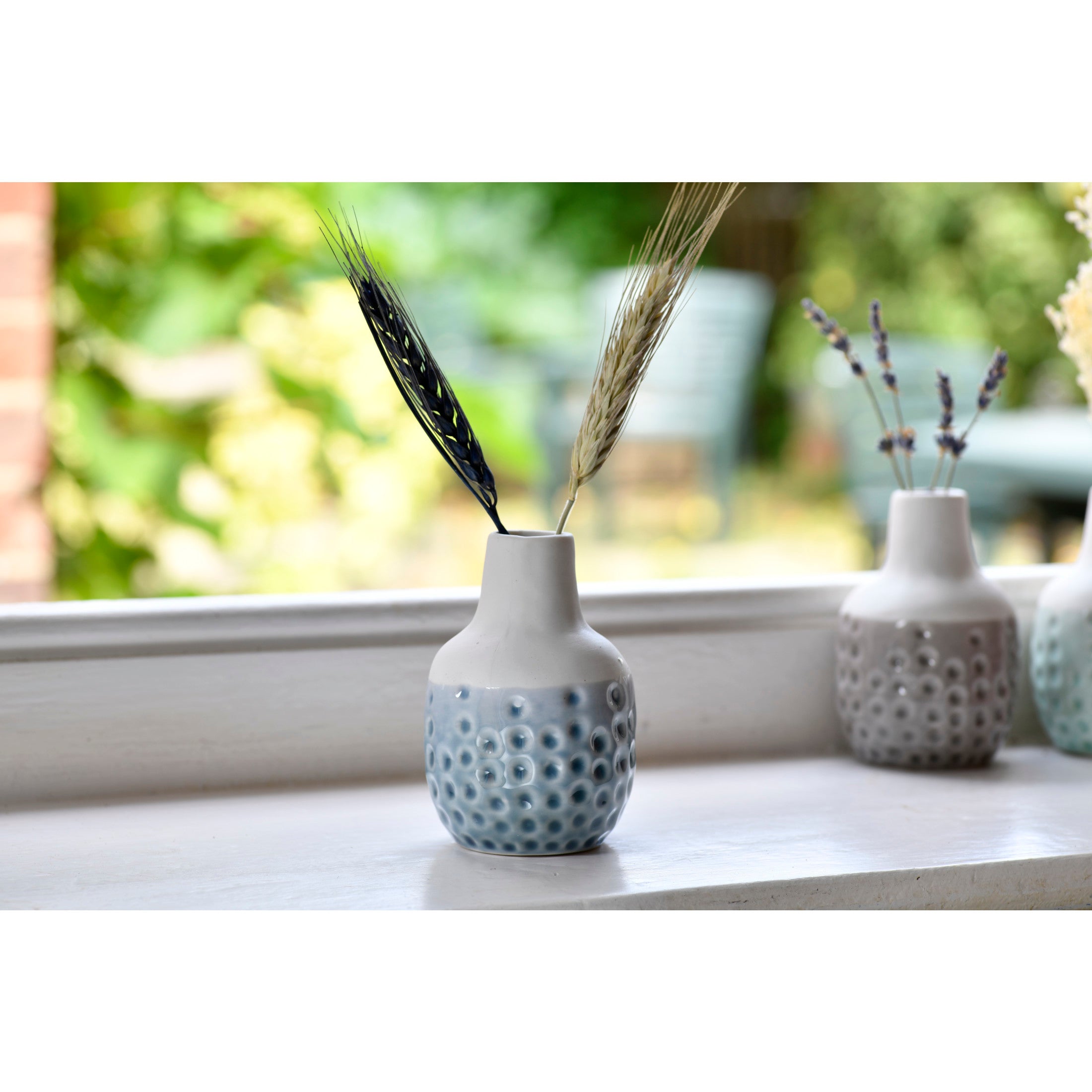 Dotty Mini Vase Trio Set