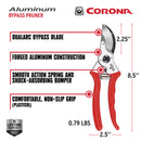 Aluminum Bypass Pruner, 1 in. Cut Capacity-7