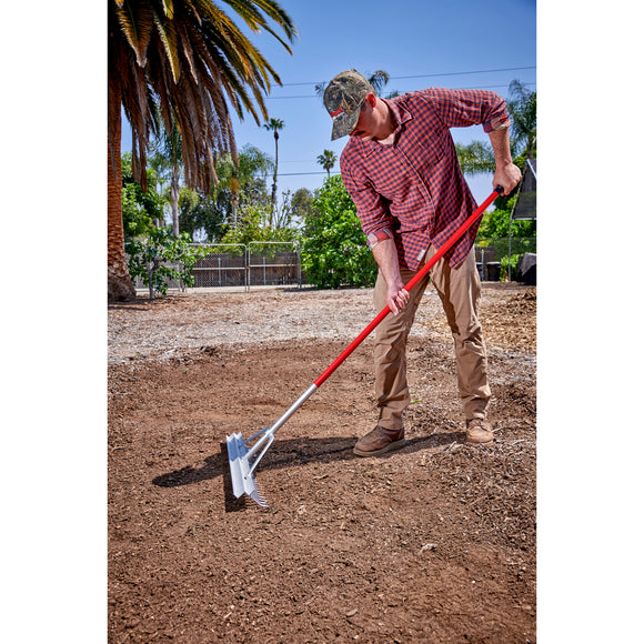 Full Aluminum Landscape Rake, 30 in. Head, 30 Tines