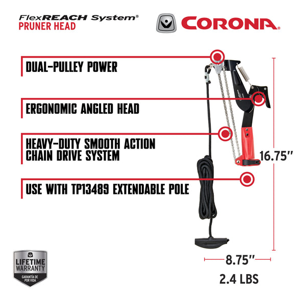 FlexREACH System® Tree Pruner Head, 1-1/4 in. cut capacity
