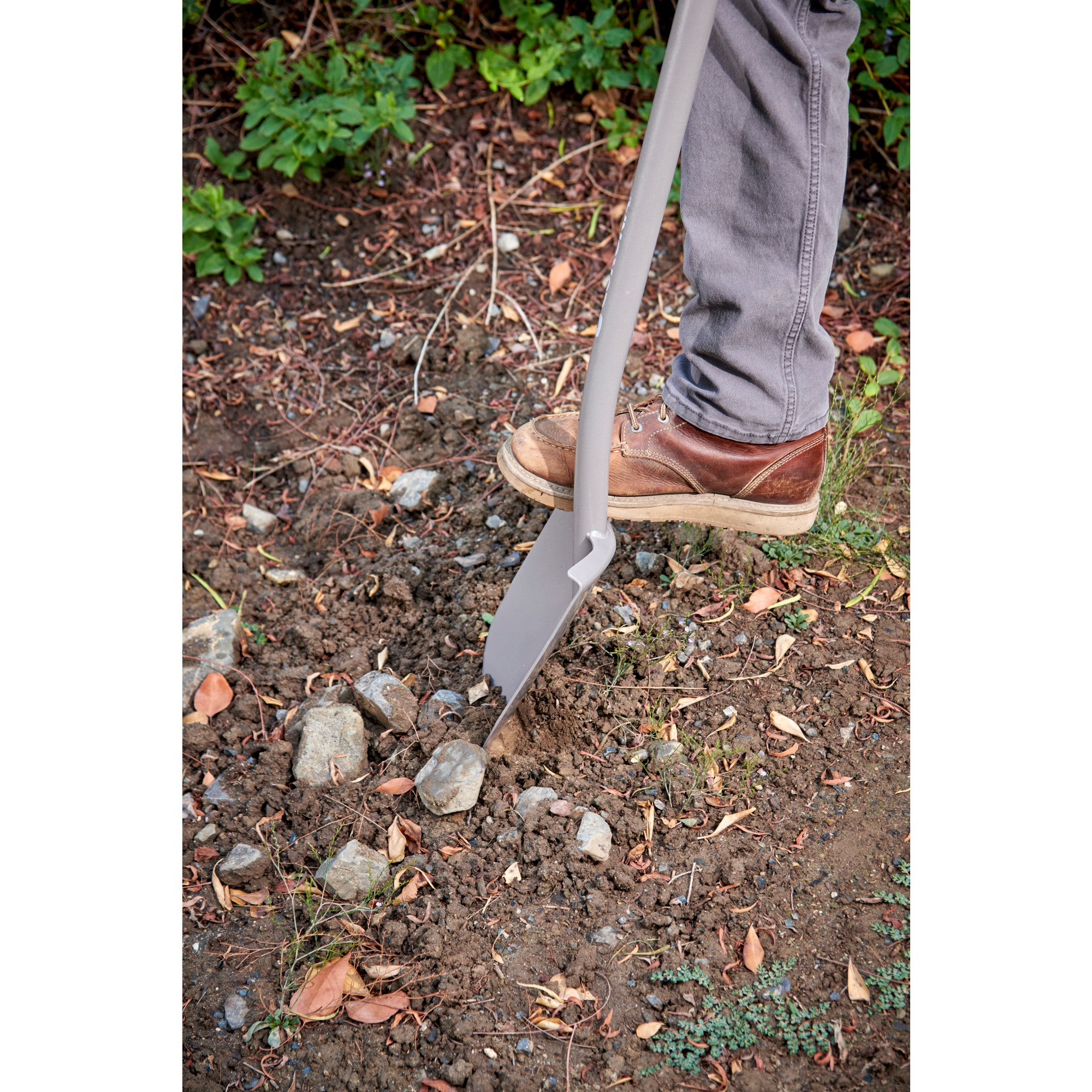 All-Steel 12-Gauge Caprock 10 in. Deep Bowl Shovel with 2-1/2 in. Lift, Steel Handle