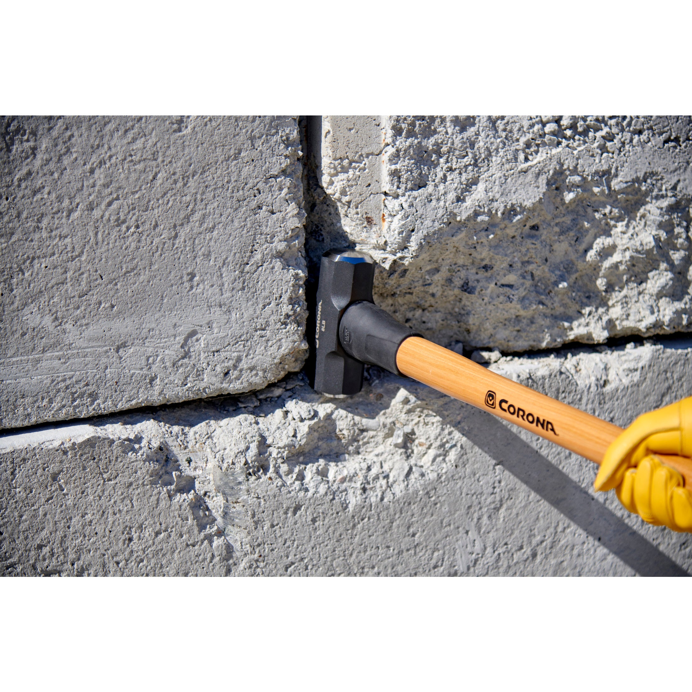 Sledge Hammer, 8 lb. Head, 30 in. Hickory Wood Handle