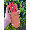 Leather Scabbard for Hand Pruners and Folding Saws-4