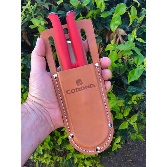 Leather Scabbard for Hand Pruners and Folding Saws