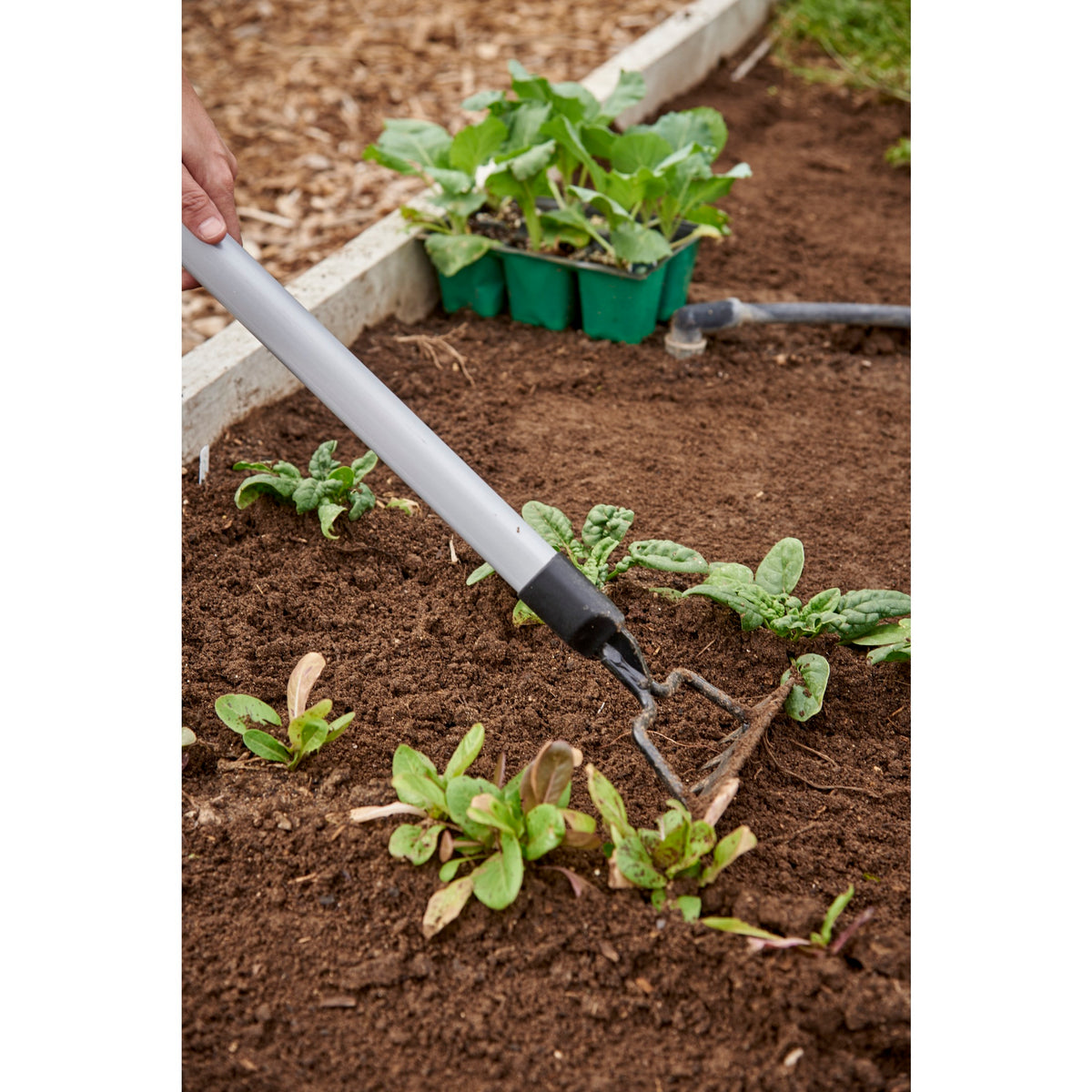 Extended Reach 7-Tine Rake with ComfortGEL® Grip | Corona Clipper Inc.