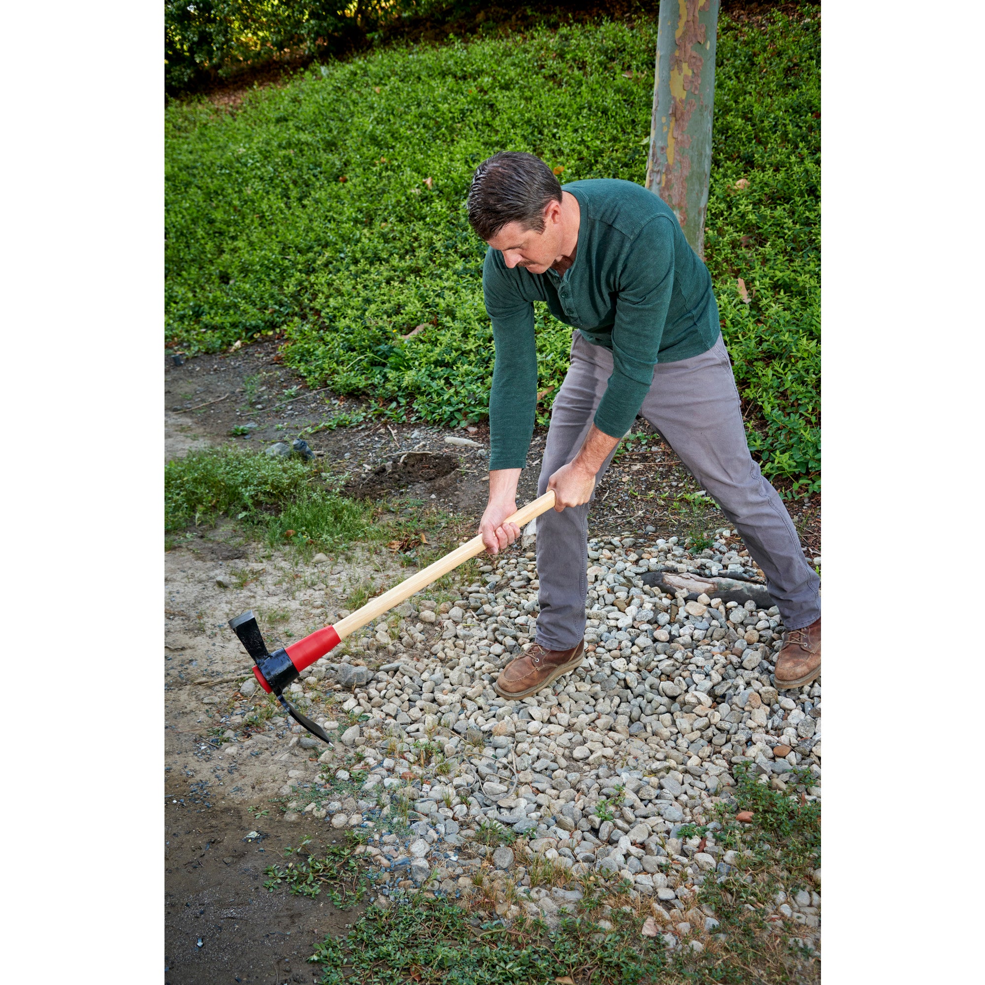 Cutter Mattock, 36 in. Hickory Handle with Poly Guard