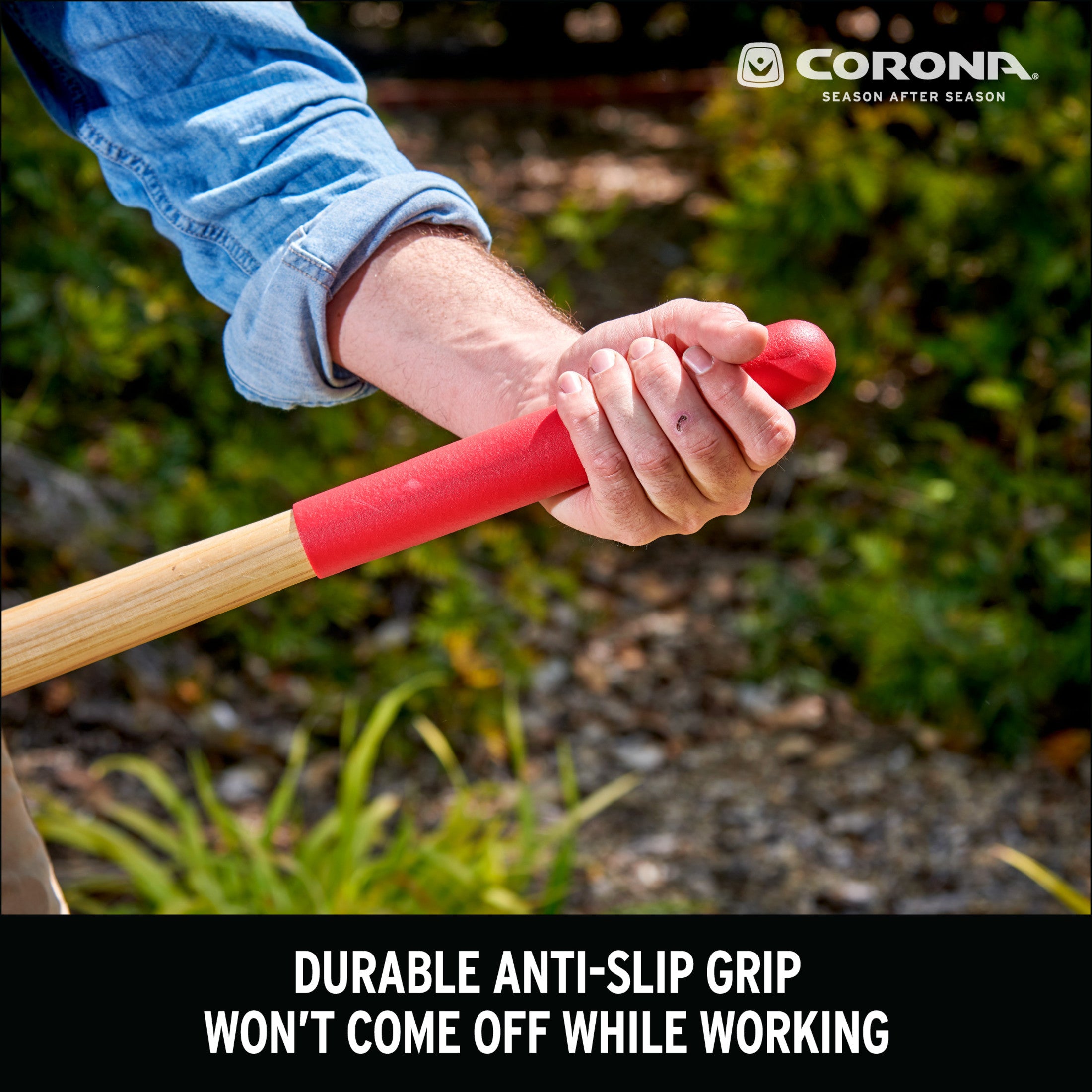 Boron Steel 14-Gauge Round Point Shovel, Hardwood Handle | Corona