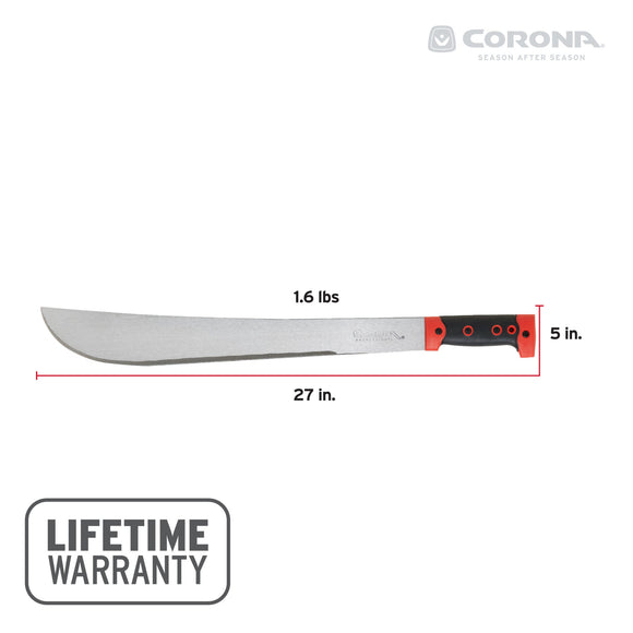 ErgoHandle Machete, 18 in. with Nylon Sheath