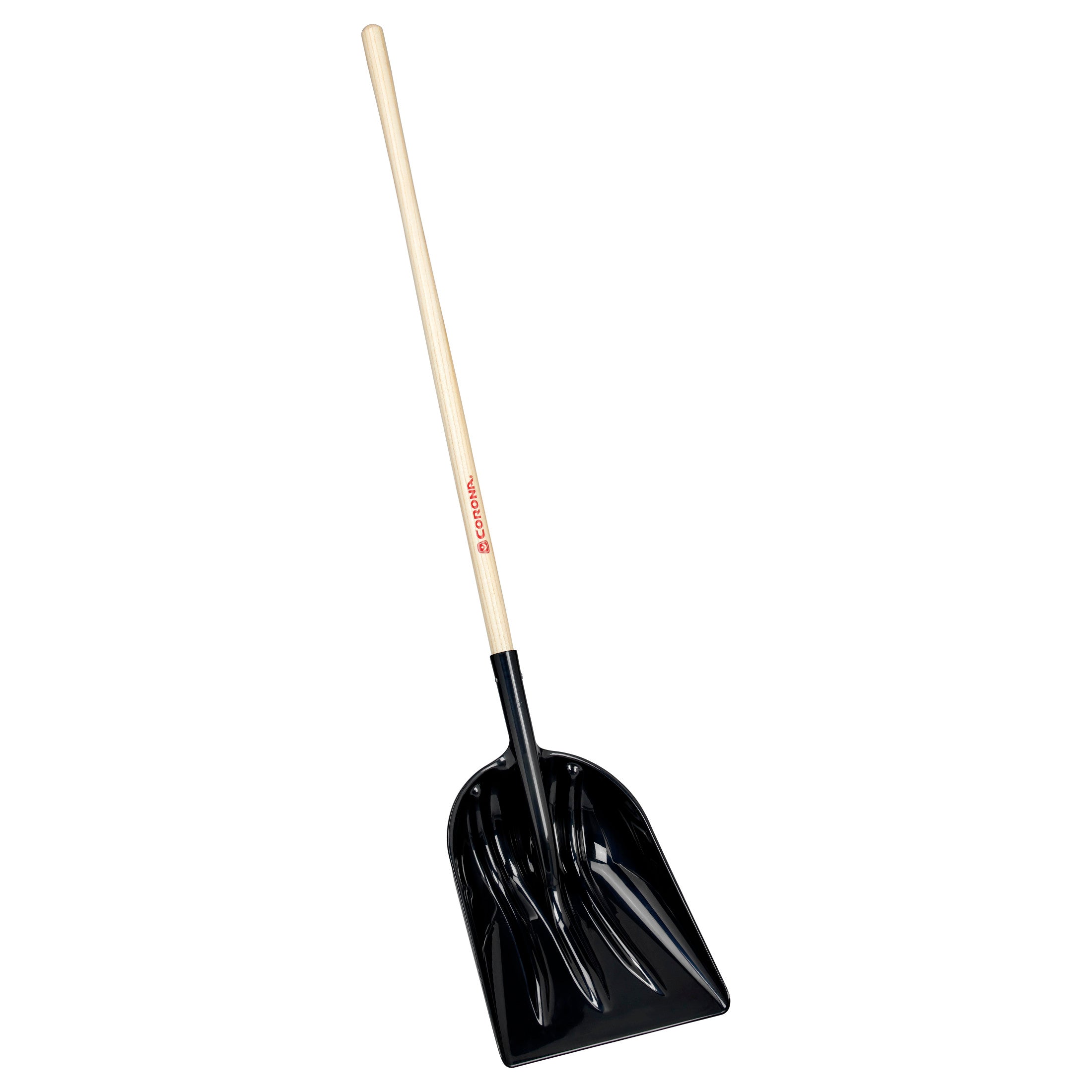 #12 Plastic Western Scoop Shovel, 48 in. Wood Handle