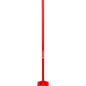 All-Steel Dirt Tamp, 8 in. x 8 in., 58 in. Steel Handle