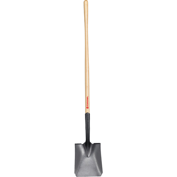 Square Point Shovel, 14-Gauge, 11 in. Head, 48 in. Wood Handle
